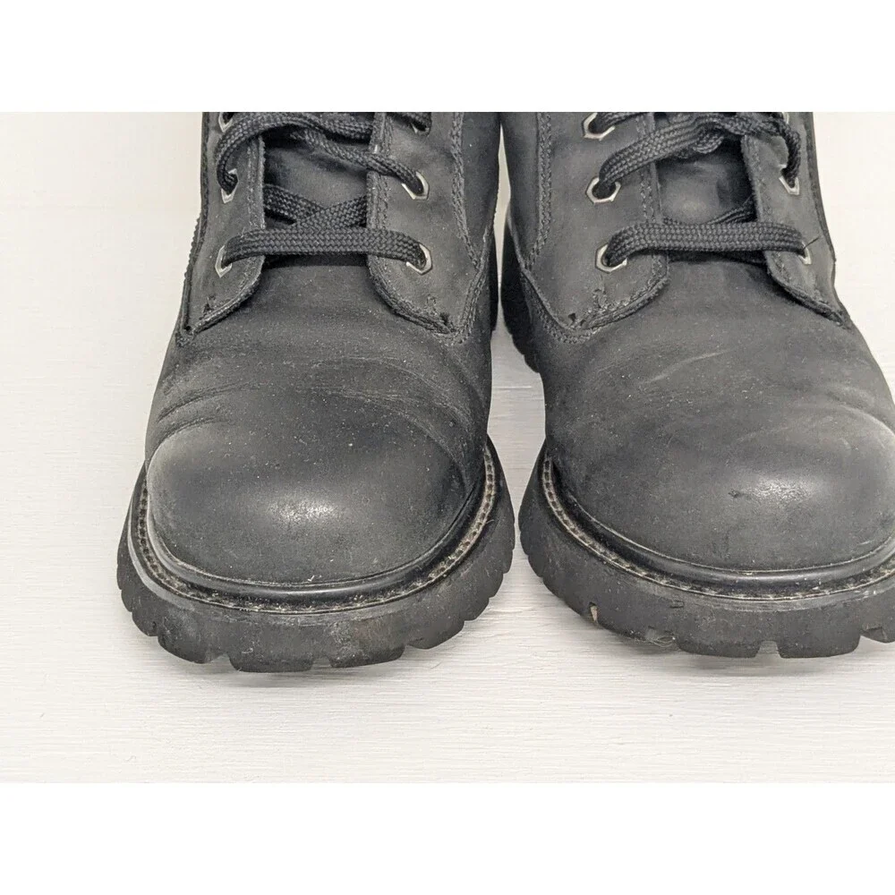 Black Timberland Waterproof Ankle Boots Women's Size 8.5 Riding Lightweight